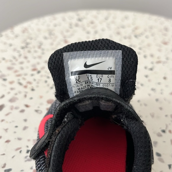 Nike FLEX RN 2018 Baby Girl Black US Size 2C AH3441-001 Athletic Shoes - Picture 5 of 5